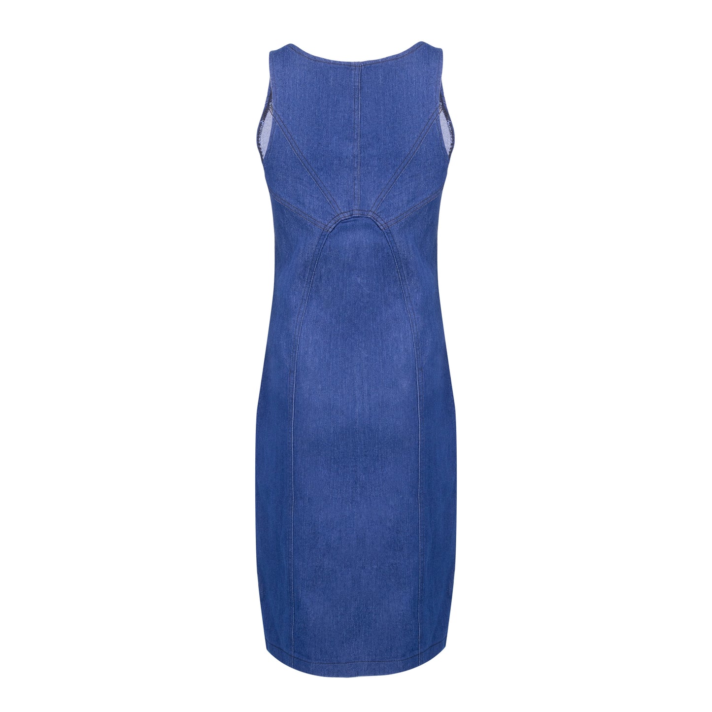 Women Sleeveless Denim Jean Dress