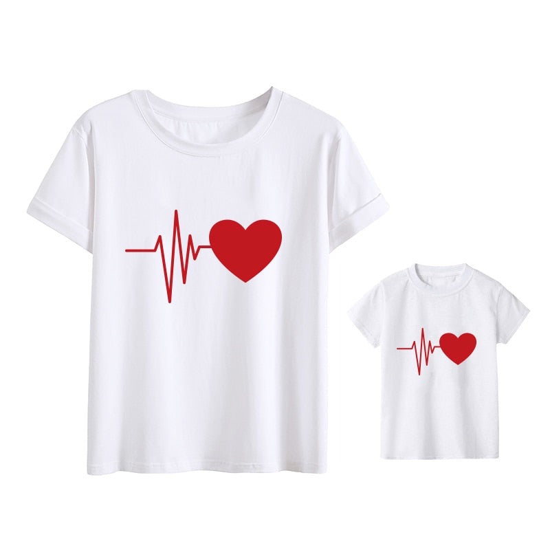 Mommy and Me Heartbeat T-Shirt