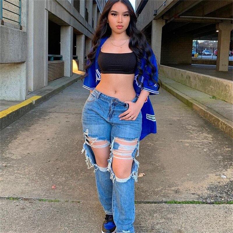 Women Boyfriend Denim Jeans