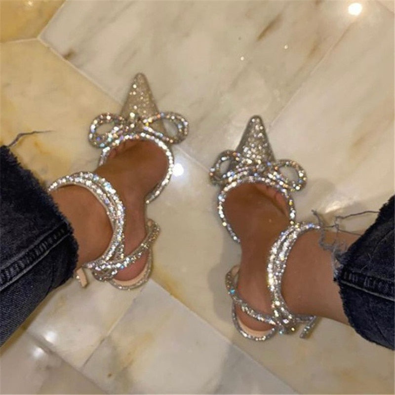 Women Butterfly-Knot Heels