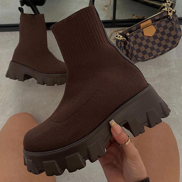 Ankle High Sock Boots