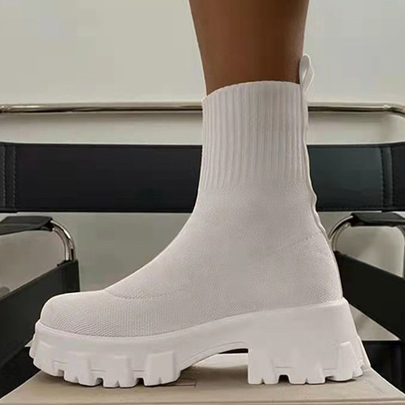 Ankle High Sock Boots