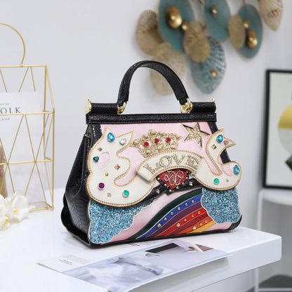 The Rainbow Crown Tote Bag