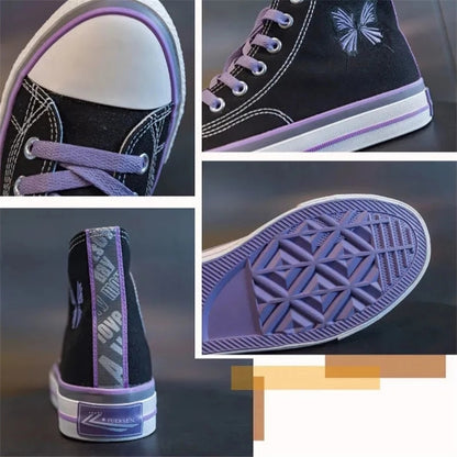 High Purple Sneakers For Girls
