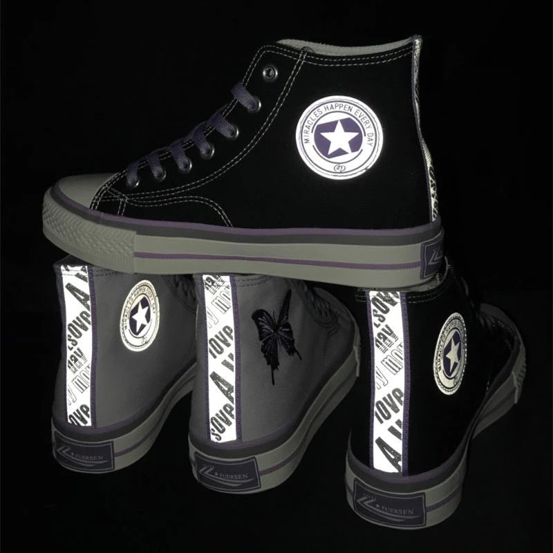 High Purple Sneakers For Girls