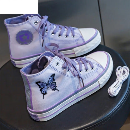 High Purple Sneakers For Girls